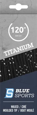 Produktbild von BLUE SPORTS Titanium Pro Schnürsenkel gewachst, Farbe:bkw, Größe:120'/304cm