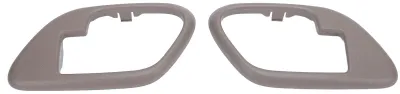 Image de 1 paire de garnitures de poignées de porte intérieure, modèle 15708079, de remplacement pour les modèles C1500, C2500, C3500, K1500, K2500, K3500, couleur marron (pour les côtés gauche et droit)