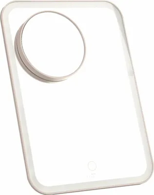 Produktbild von STYLPRO Glow & Go Spiegel mit dimmbarem LED-Licht, 10-fach Vergrößerung und USB-Ladefunktion