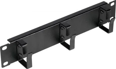 Produktbild von Equip 10" Kabeldurchführung mit Ringeinsatz. 1U schwarz