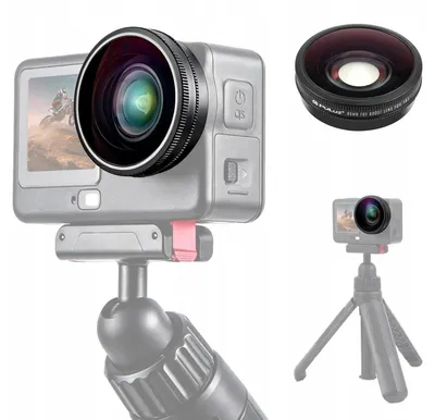 Obrázek produktu pro Širokoúhlý objektiv FOV Boost 185° pro DJI Osmo Action 6 / HD sklo / PU1103
