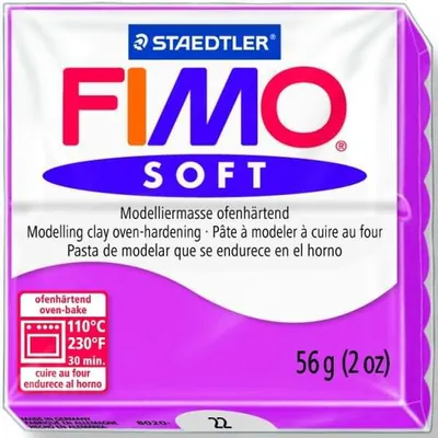 Obrázek produktu pro FIMO, modelína, plastelína malinová měkká normální