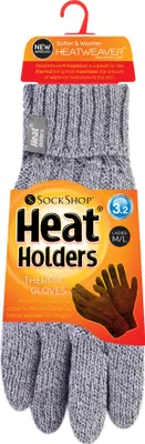 Obrázok produktu pre Dámske rukavice Heat Holders® - sivé škvrnité, veľkosť M/L