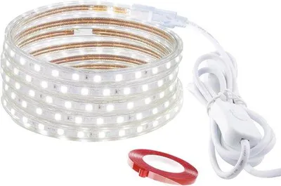 Image de Bande LED étanche 10 m, blanche, IP65