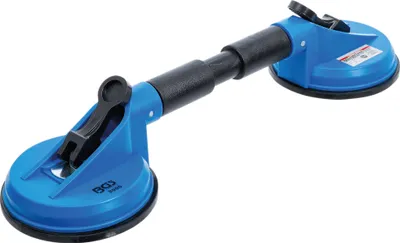 Image de BGS 8000 Ventouse double en caoutchouc, Ø 120 mm, ABS, têtes flexibles, longueur 390 mm