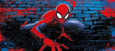 Produktbild von Sanders & Sanders Poster Spider-Man Rot und Blau - 601084 - 0,9 x 2,02 m