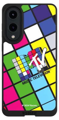 Produktbild von NIVOCASE Handyhülle für Samsung Galaxy S25 Edge  Hülle NIVOpure Case Schwarz Fanartikel Offizielles Lizenzprodukt MTV Music Televison
