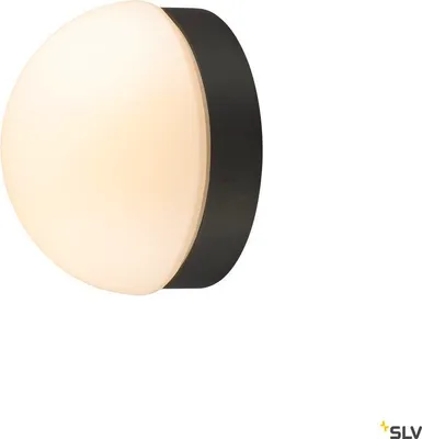 Produktbild von SLV 1008944 CYFT DOME, Wand- und Deckenaufbauleuchte, 2700/3000/4000 K, 6,5 W, PHASE, schwarz / milchig