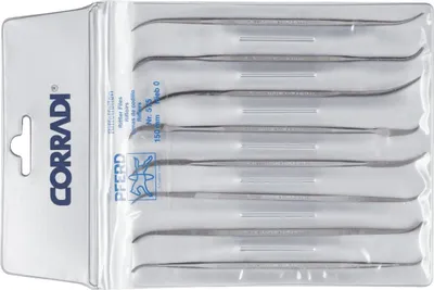 Produktbild von PFERD TOOLS 19505752 Precision riffler set 8 pce. Type 575 Swiss bat 0 coarse Length 150 mm 1 pc(s)