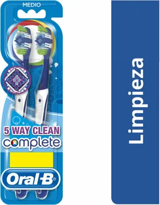 Zdjęcie produktu dla Oral-B Complete Szczoteczka do zębów Medium 2 szt