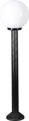 Produktbild von Wegeleuchte Wegelampe Außenleuchte Gartenlampe Kugel Opal 25cm Ø, Höhe 100cm