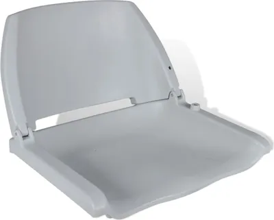 Produktbild von Bootssitz Klappbar ohne Polster Grau 48x51x41 cm