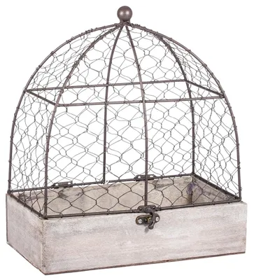 Immagine prodotto di Gabbia decorativa per uccelli 25 x 14 x 29 cm