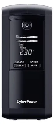 Produktbild von CyberPower Tracer III VP1000ELCD-FR, Line-Interaktiv, 1 kVA, 550 W, Sine, 167 V, 295 V