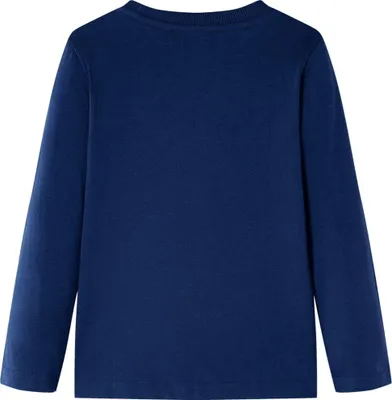 Produktbild von vidaXL Kinder-Langarmshirt Marineblau 128