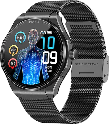 Produktbild von Knauermann PRO 3 (2024) Gesundheitsuhr mit Telefon & Notruffunktion SOS Taste