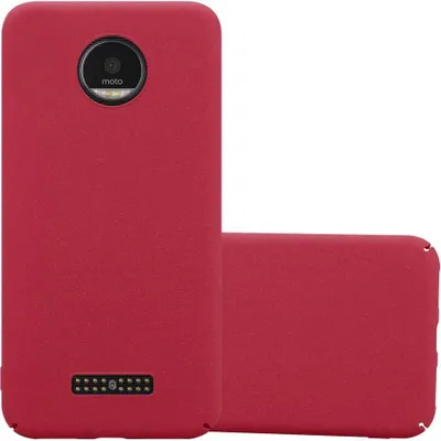 Obrázok produktu pre Cadorabo ochranné puzdro pre Motorola MOTO Z case in red Hard Case kryt na mobilný telefón