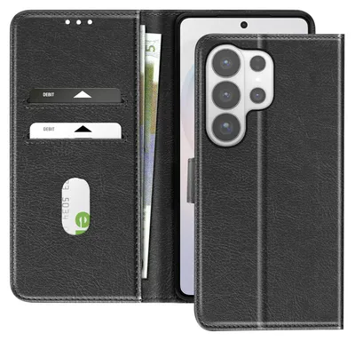 Produktbild von Avizar, Chesterfield Wallet Hülle mit Standfunktion für Galaxy S26 Ultra, Schwarz