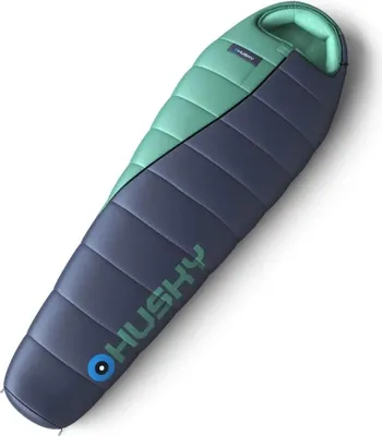 Obrázok produktu pre Mumiový spací vak Husky Espace Blue - Mint -5°C - 210 x 85 cm - Modrá