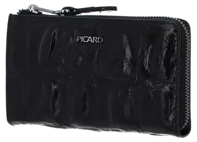 Produktbild von PICARD Leder Geldbörse Key Largo 1 Zip Wallet Black schwarz