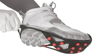 Produktbild von Schuhspikes sicherer Halt auf vereisten Wegen und Schnee, Größe L (40- 42)