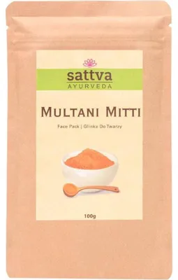 Produktbild von MULTANI MITTI KOSMETISCHE GESICHTSERDE 100 g – SATTVA (AYURVEDA)