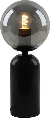 Produktbild von Olucia - ALAN - Tischlampe - Grau / Schwarz