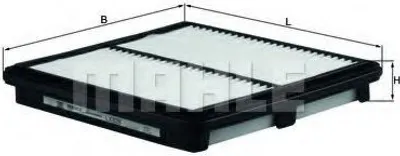 Produktbild von Luftfilter MAHLE LX 828 Filtereinsatz