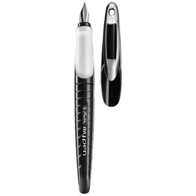 Produktbild von Herlitz Füllhalter my.pen Federbreite: M schwarz/weiß