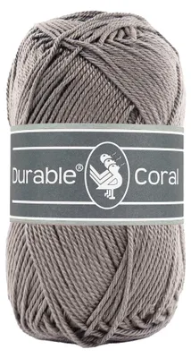 50g Strick- u. Häkelgarn Durable Coral Uni Baumwollgarn Sommergarn 2233