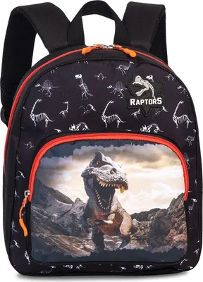 Produktbild von Fabrizio Kinderrucksack  *schwarz/feuerrot Fabrizio