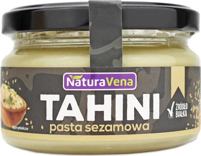 TAHINI (PASTA SEZAMOWA) 185 g - NATURAVENA