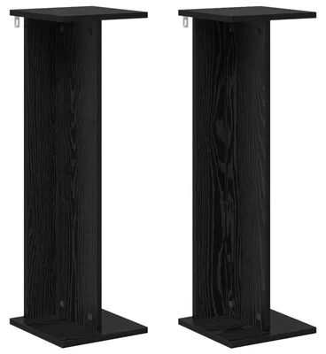 Produktbild von Pflanzenständer 2 pcs Schwarze Eiche 25 x 25,5 x 80,5 cm