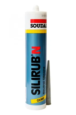 Produktbild von Soudal Bausilikon Silirub N 12,5E 300mL weiß 120717