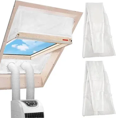 Obrázok produktu pre Tesniaca hmota pre klimatizáciu, 300 cm, mobilná, biela, bez vŕtania