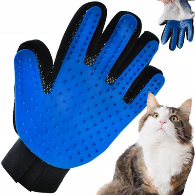 Produktbild von NEW Szczotkowiczka CATJOY Hund Katze Pflegehandschuh Fellpflege Massage