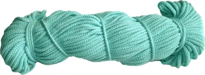 Produktbild von Ø 4 mm x 100 m Baumwollkordel Kordel Baumwolle 100 % Baumwollschnur Türkis Ø 4 mm