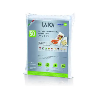 Image de Sacs Sous Vide Laica 20x28cm Conservation Alimentaire Sous Vide Optimale - Laica