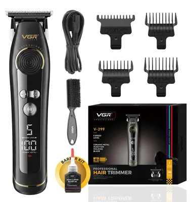 Produktbild von Trimmer Konturenschneider Bartschneider - Kabellos - Keramik-Schneidkopf - Schwarz - 0 mm - Für Herren