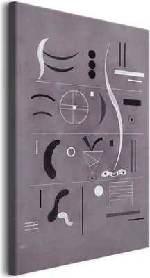 Obrázok produktu pre Reprodukcia maľby na plátne Štyri časti, Wassily Kandinsky 60x90