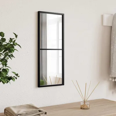 Produktbild von Wandspiegel Schwarz 20x50 cm Rechteckig Eisen