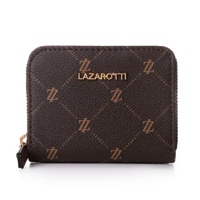 Zdjęcie produktu dla Portfel Lazarotti Palermo Zip Around Wallet Brązowy / Koniakowy ciemnobrązowy