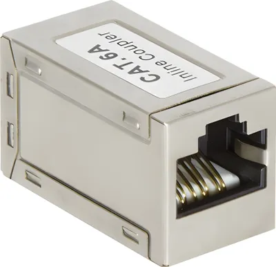 Obrázok produktu pre Logilink Patchkabelverbinder 1:1 Cat.6A STP, Metallgehäuse
