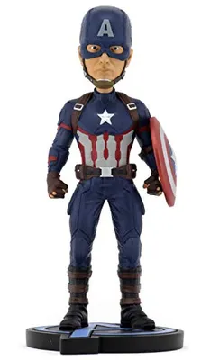 Produktbild von NECA Avengers: Endgame Captain America Head Knocker Wackelkopf-Figur 20 cm