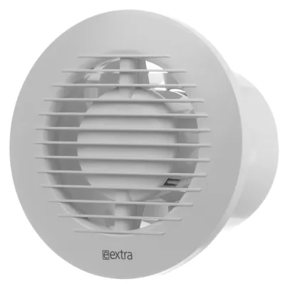 Badventilator Ø 100 mm mit Feuchtigkeitssensor und Timer, weiß