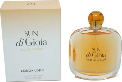 Produktbild von Giorgio Armani Sun Di Gioia, Frauen, Sommer, 100 ml, Nicht nachfüllbare Flasche, Bergamotte, Freesie, Jasmin, Canangabaum