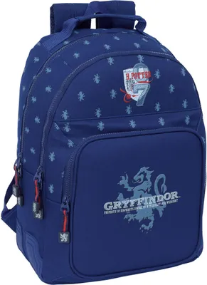 Image de Sac à dos scolaire Harry Potter Captain bleu marine 32 x 42 x 15 cm