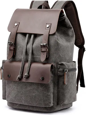 Produktbild von Vintage Herrenrucksack für 13" Laptop-Rucksack.