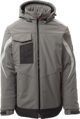 Produktbild von Payper Wonder Pad Soft-Shell Jacke Wattiert Rauchgrau/Schwarz Gr. XL, S00294