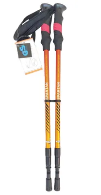 Obrázok produktu pre Trekingové palice Spartan 55 až 135 cm nastaviteľný karbónovo-hliníkový anti-shock systém
